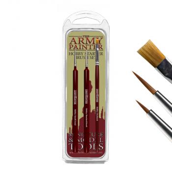 Image of Hobby Starter Brush Set--three brushes (Drybrush, Standard Brush, Small Detail)