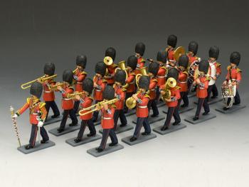 Image of The Coldstream Guards Regimental Band--21 marching figures