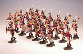 Musicians, French Imperial Guard Band, French Army--twenty-three figures--RETIRED--LAST ONE!! #1112