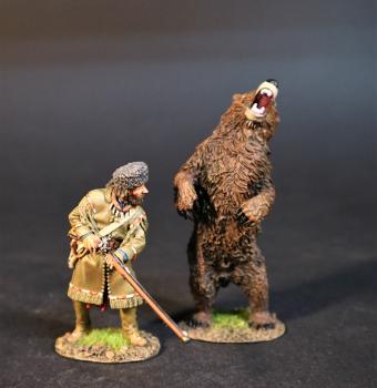 Hugh Glass and a Grizzly Bear, The Mountain Men, The Fur Trade--two figures--RE-RELEASING IN MAY 2024! #9