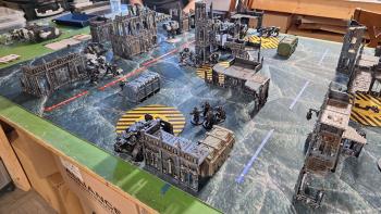 Model game on table